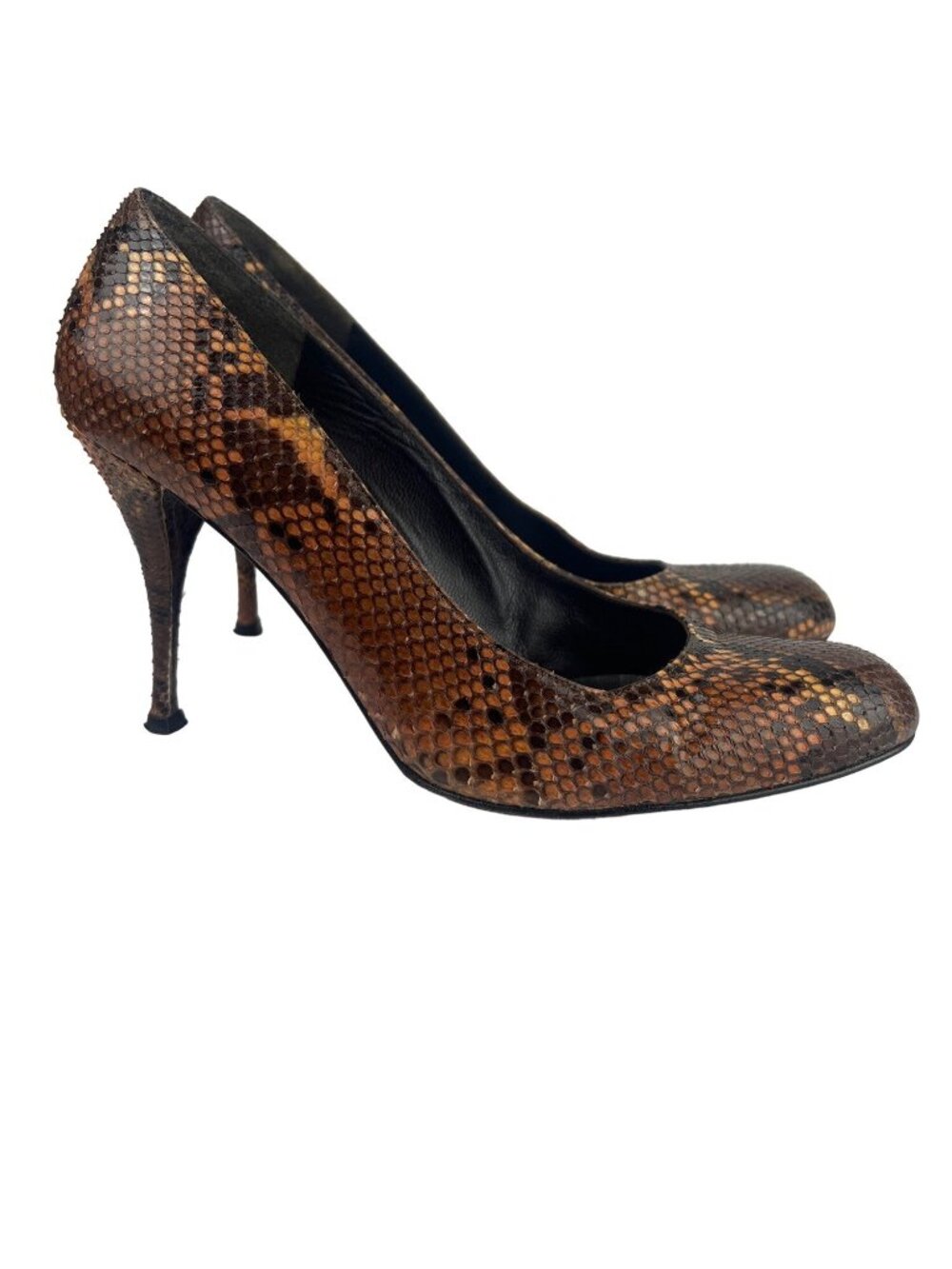Stuart Weitzman Python Heels Size 9 - Picture 7 of 11